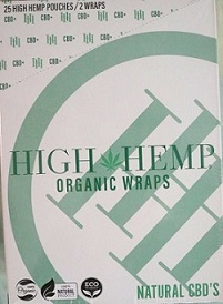 High Hemp CBD Organic wraps- NATURAL 